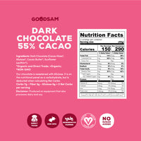 Dark Chocolate Bars - NO SUGAR