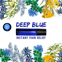 Organic Pain Relief Roller- Deep Blue- doTERRA & Coconut