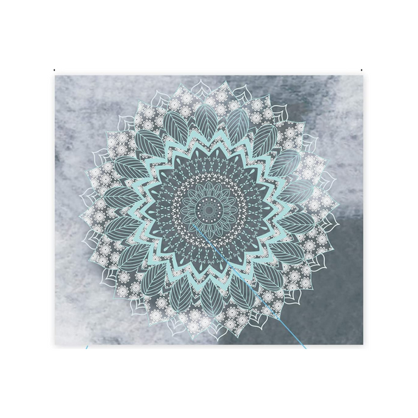 Teal Mandala Tapestry