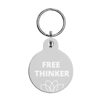 FREE THINKER Engraved Key Chain