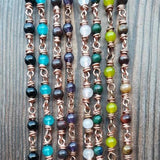 custom! Chain Crystal Gemstone Bracelet