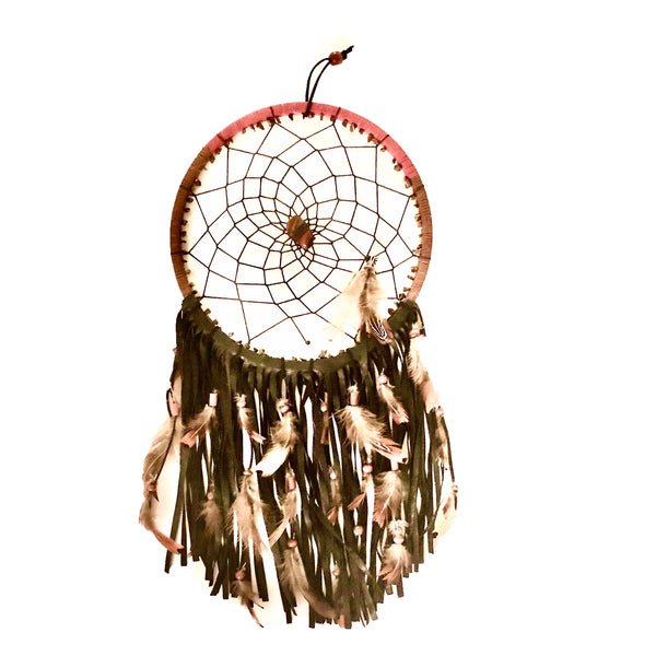 Native American Dream Catcher - tigers eye & jasper