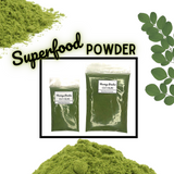 Moringa Powder- Organic- Green Superfood- Grown in Texas