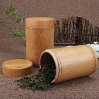 Bamboo Storage Box Tea and Spice  Canister