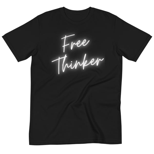 Organic FREE THINKER Tshirt- Black