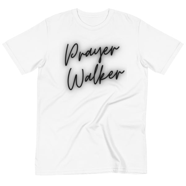 Organic PRAYER WALKER T-Shirt- white